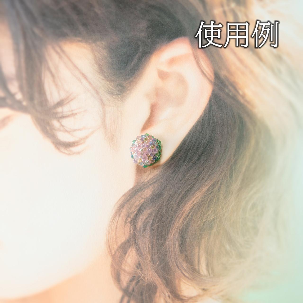 アジサイのピアス(イヤリング変更可) | 5枚目
