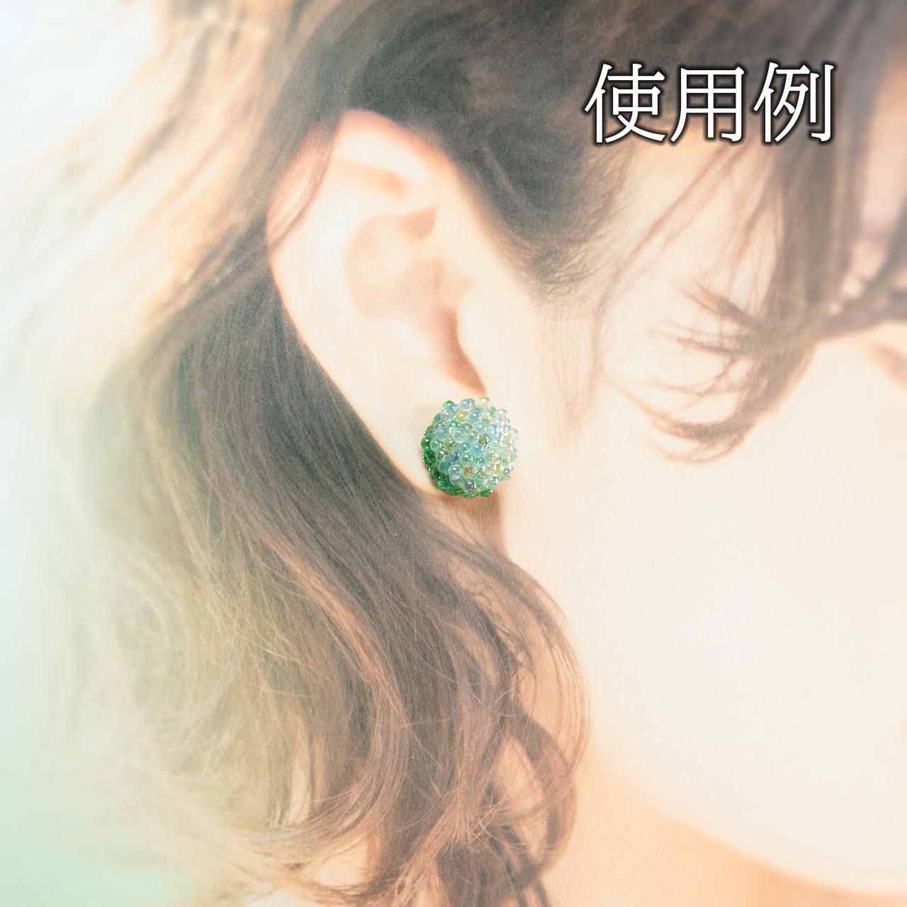 アジサイのピアス(イヤリング変更可) | 6枚目