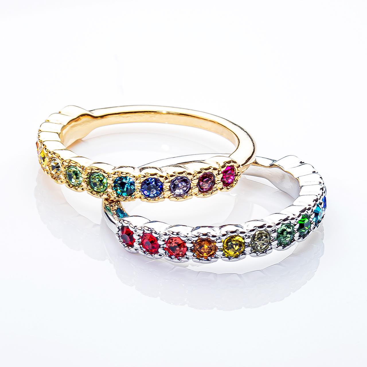 「レインボー」ハーフエタニティ1枚目の画像