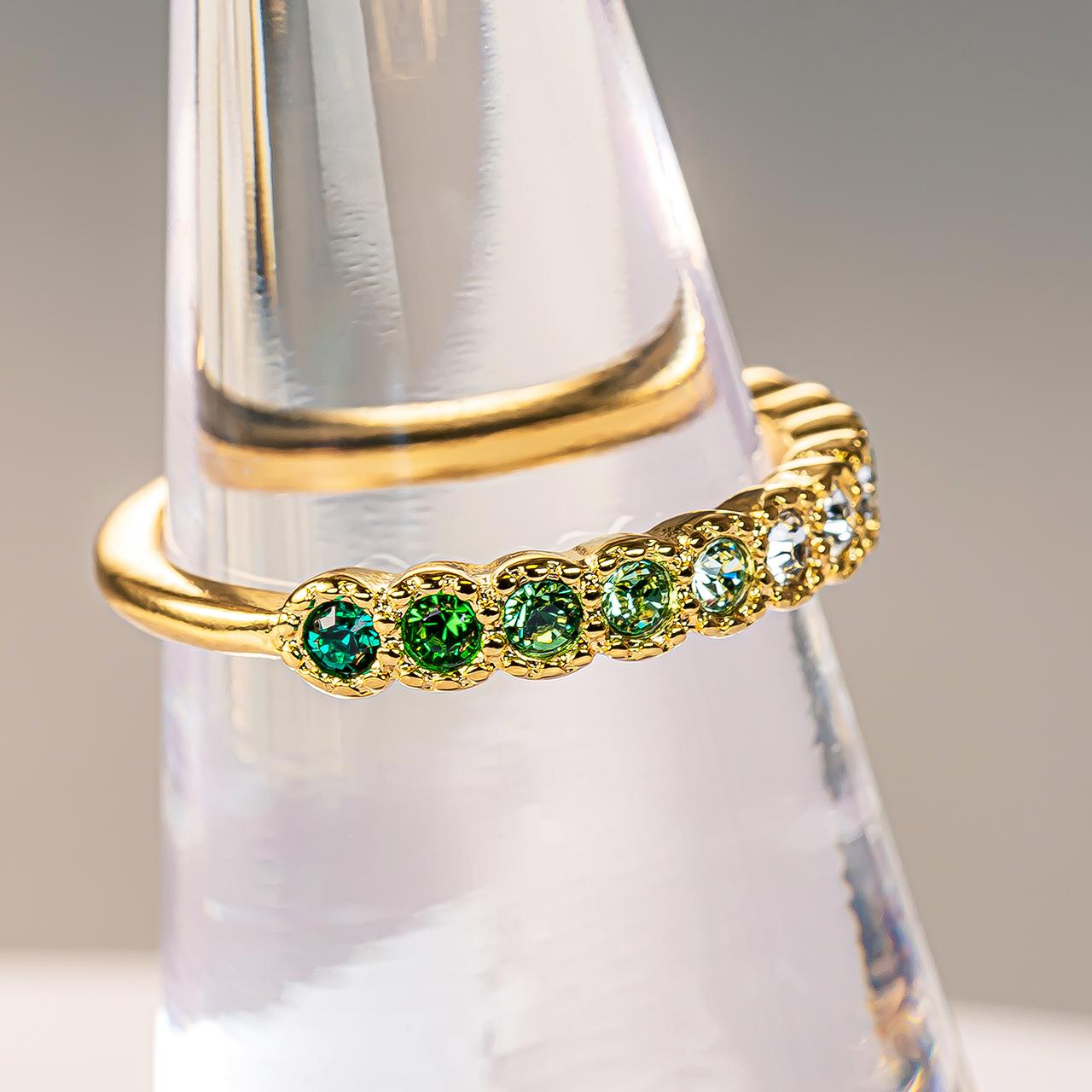 「グリーン」ハーフエタニティ | 3枚目