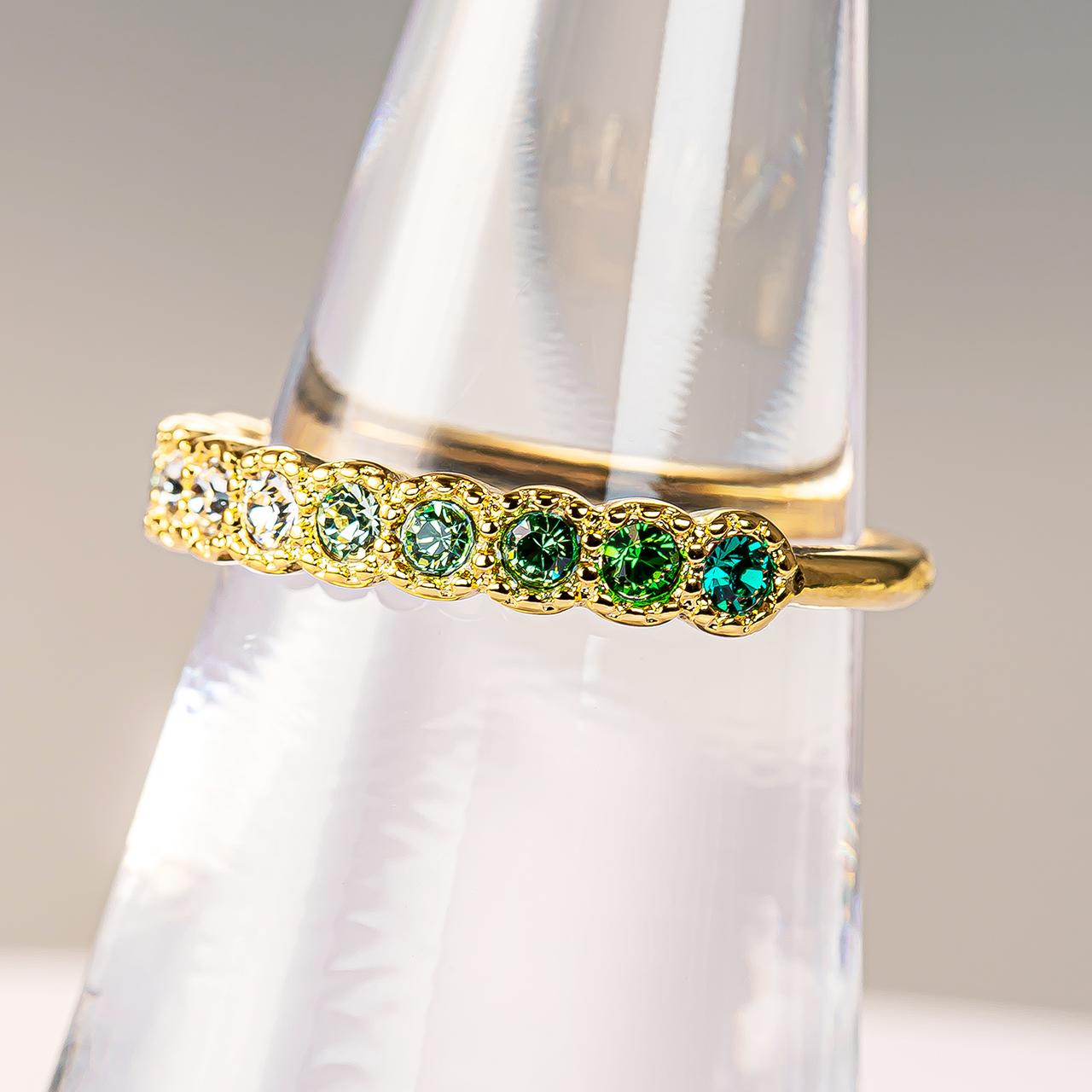 「グリーン」ハーフエタニティ | 4枚目