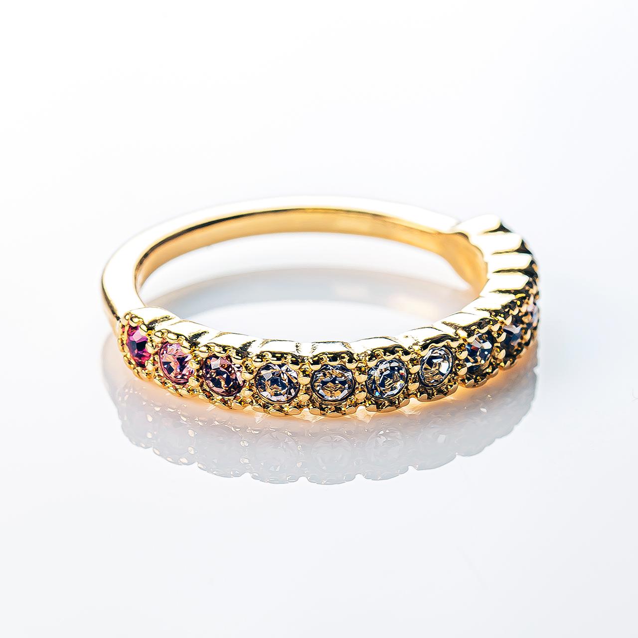 「ピンク」ハーフエタニティ1枚目の画像