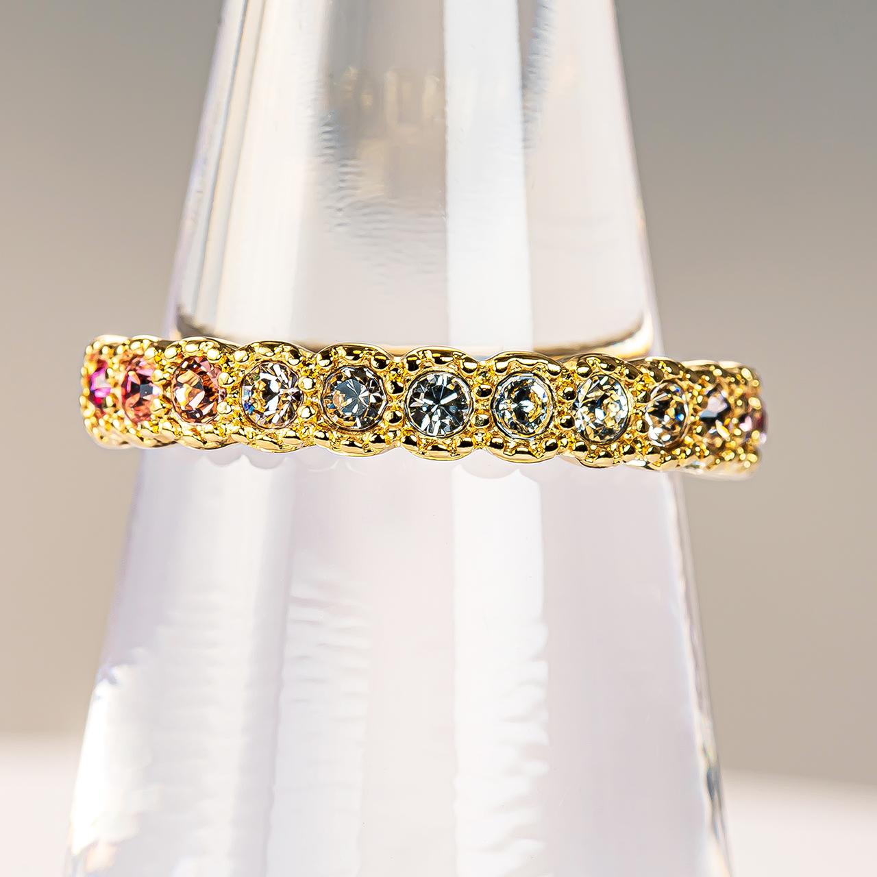 「ピンク」ハーフエタニティ | 2枚目