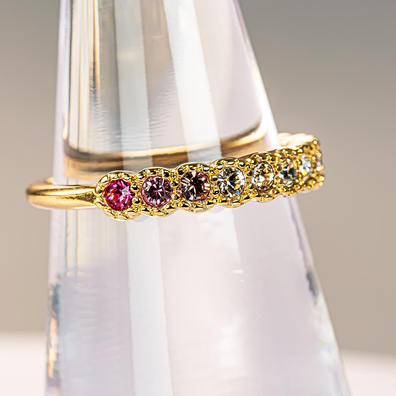 「ピンク」ハーフエタニティ | 3枚目