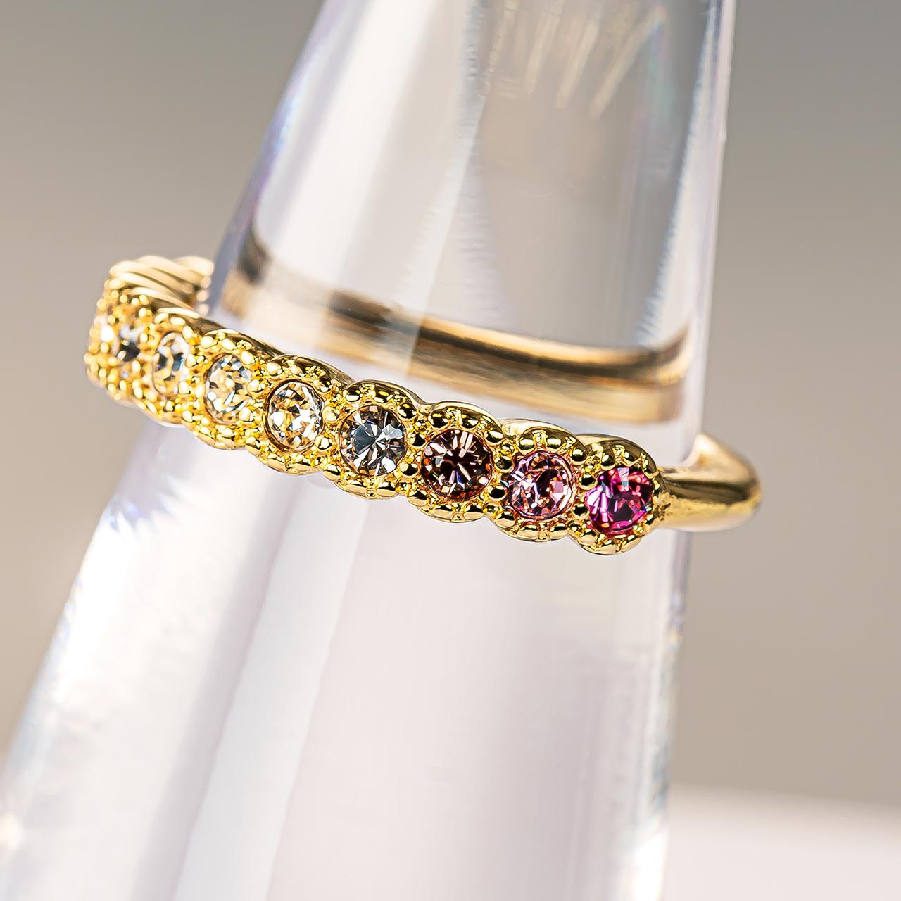 「ピンク」ハーフエタニティ | 4枚目