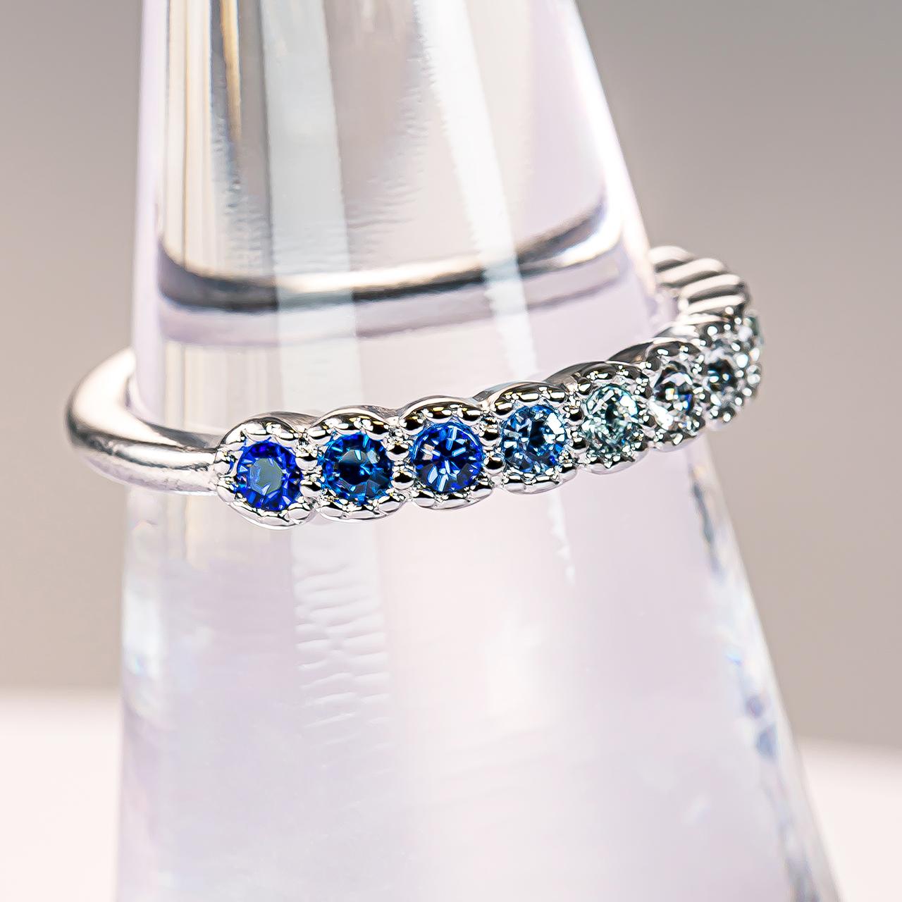 「ブルー」ハーフエタニティ | 3枚目