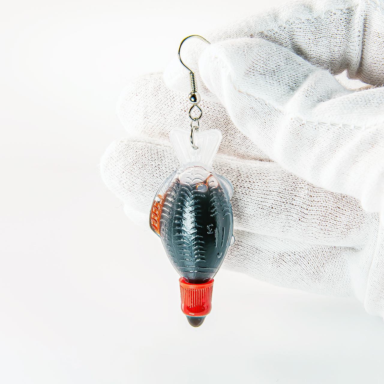 こぼれポリタレ ピアス (イヤリング変更可) | 4枚目