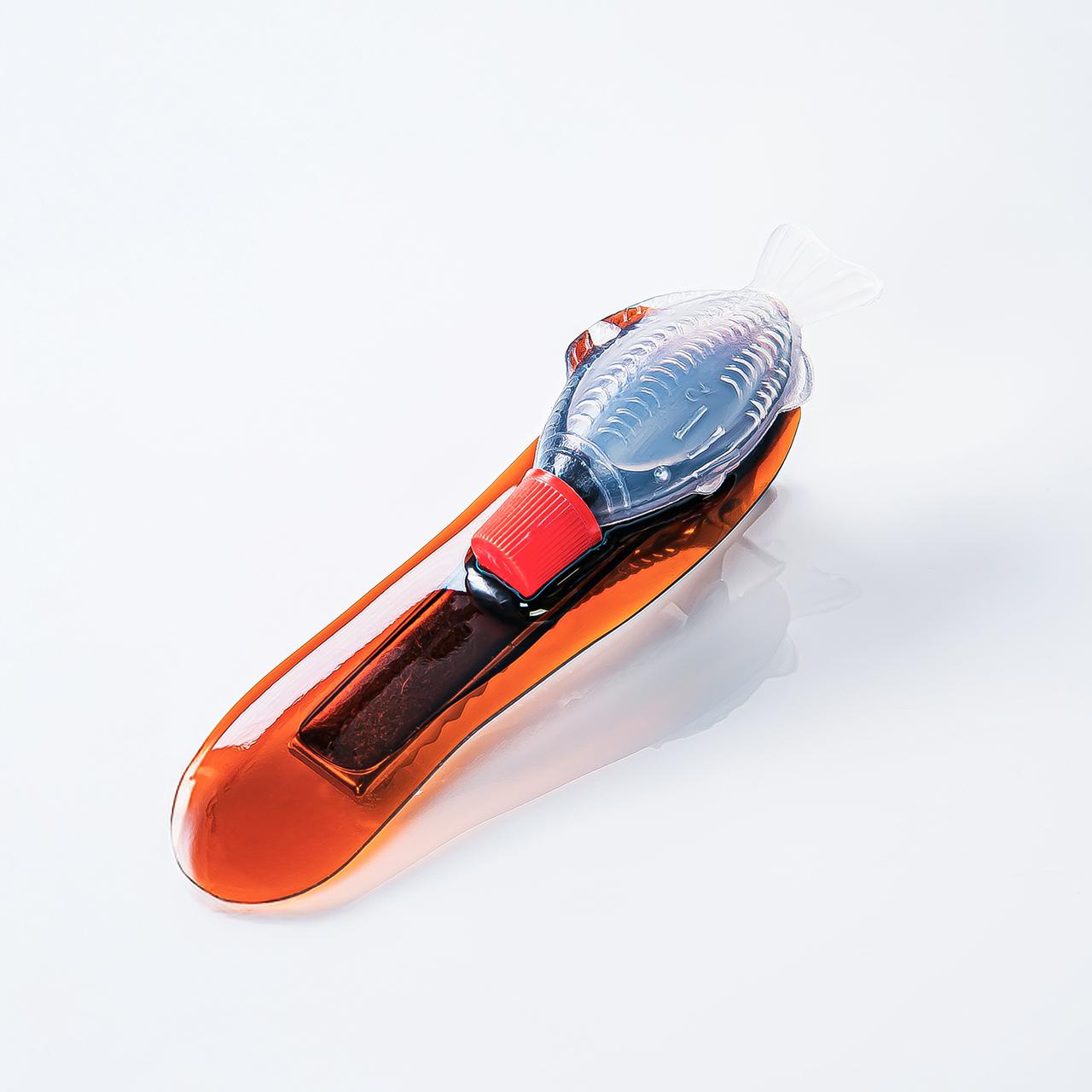 こぼれポリタレ ヘアクリップ 「大」1枚目の画像