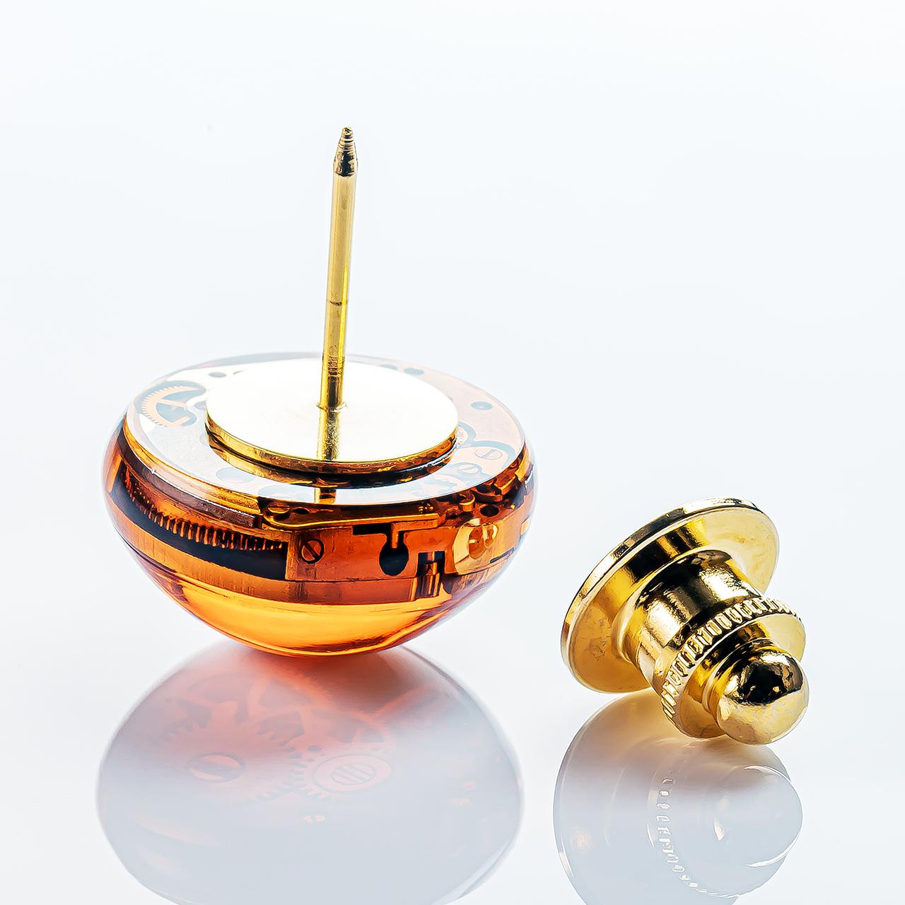 タイタック ゴールド 機械式時計 ムーブメント ラペルピン | 4枚目